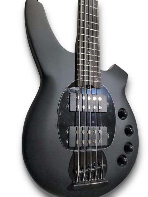 Custom Black Metal Bg Style Electric Bass Guitar Palace Guitars