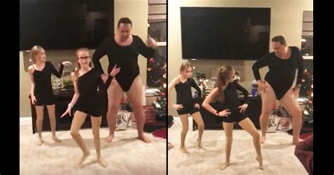 Dad Dons Leotard And Dances To “single Ladies” With Daughters Metaspoon