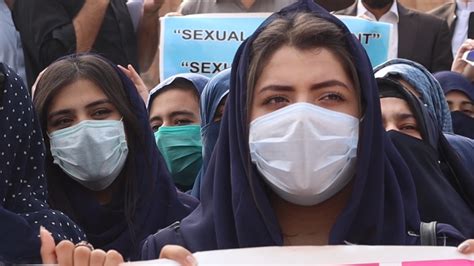 Students Demonstrate On Girls Walk Against Harassment In Peshawar