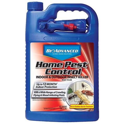 Bayer Advanced 502795 Home Pest Control Indoor And Outdoor Insect Killer Ready To Use 1 Gallon