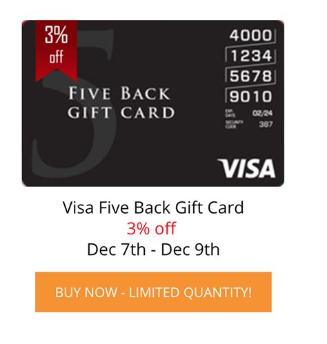 Maybe you would like to learn more about one of these? Dead Giftcardmall: 3% Off 5-Back Visa Gift Cards; $500 Card for $491 - Doctor Of Credit
