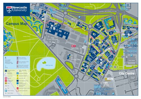 University Of Newcastle Map