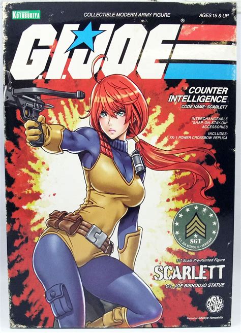 Kotobukiya Gi Joe A Real American Hero Scarlett Bishoujo Statue