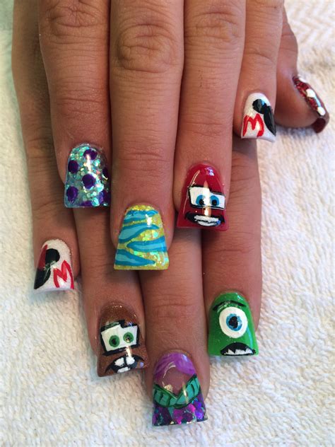 I got a fill and a pedicure, and the people who did my nails took their time and. By Regina at gemz salon in Modesto, ca. Disney nails ...