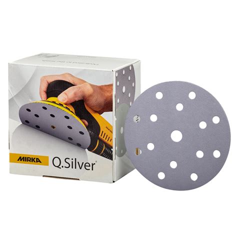 Mirka Qsilver Ace 150mm Abrasive Sanding Discs Adkwik