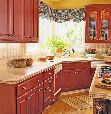 Red kitchen cabinets is not expensive, but it takes much time and effort to paint the kitchen cabinets so make sure you get the colors right the first time. Modern Furniture: Red Kitchen Decorating Ideas 2012