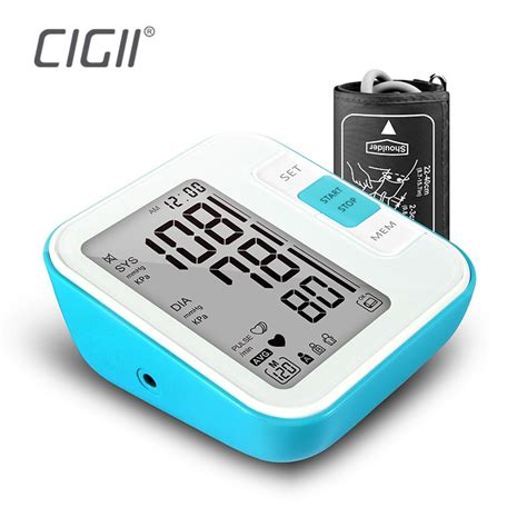 Cigii Large Lcd Digital Upper Arm Blood Pressure Monitor