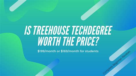 Is Treehouse Techdegree Worth The Price Youtube