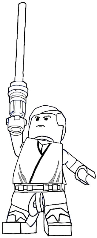 How to Draw Lego Luke Skywalker in Easy Steps Drawing Tutorial | How to Draw Dat