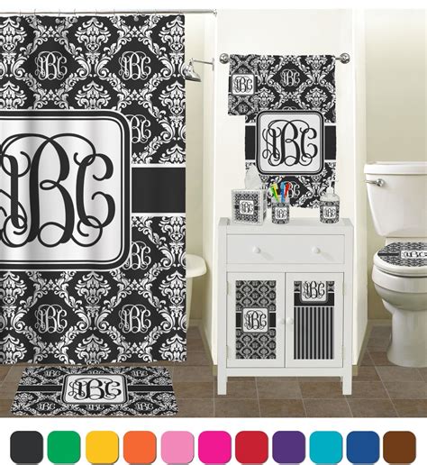 No, you do not want a camera in the bathroom. Monogrammed Damask Shower Curtain (Personalized ...