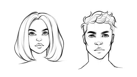 How To Draw Faces Step By Step Youtube