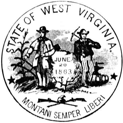 West Virginia Seal Clipart Etc