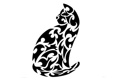 Are you searching for black cat png images or vector? SVG and PNG cutting files, Cat, Mandala, Clipart