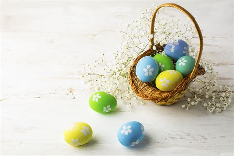Decorated Easter Eggs In The Basket Graphic By Tasipas · Creative Fabrica