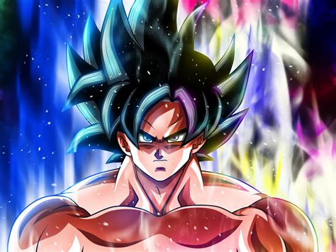 Download 1400x1050 Wallpaper Angry Goku Anime Dragon Ball Super