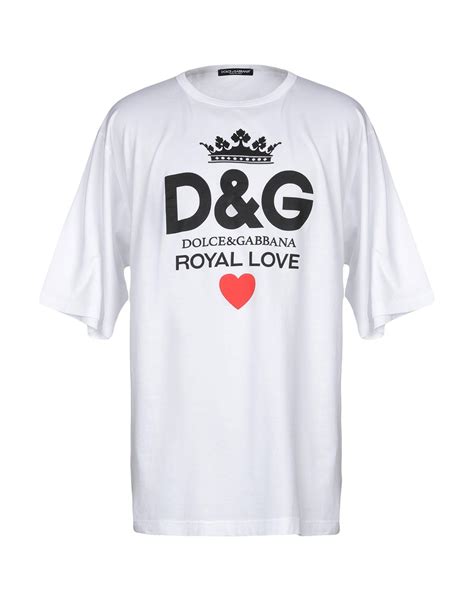 Dolce And Gabbana Cotton T Shirt In White For Men Lyst