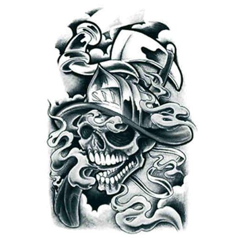 3d Skull Smoke Boston Temporary Tattoos Get Tatted Now Not Forever