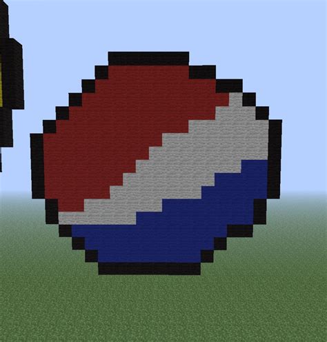 How To Make Pepsi Symbol Minecraft Project