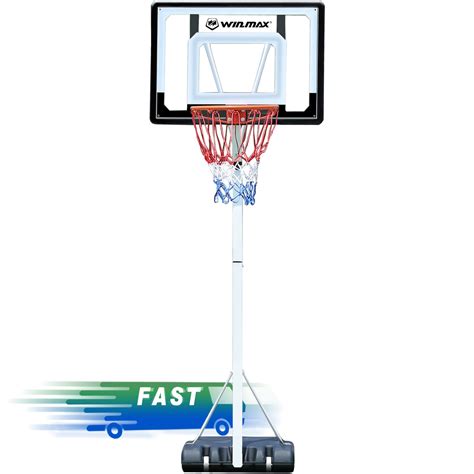 Buy Winmax Portable Basketball Hoop Goal Height Adjustable 47 Ft To