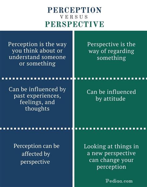 Difference Between Perception And Perspective Perception Vs