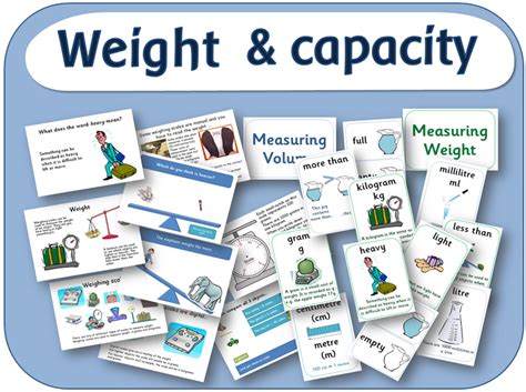 Resources To Teach Y1 About Weight And Capacity Key Stage 1 Maths Ks1