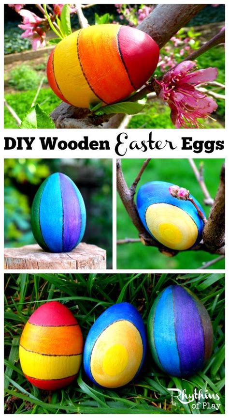 How To Decorate Wooden Easter Eggs Easter Egg Crafts Easter Crafts