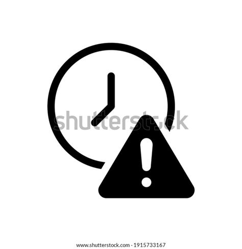 Glyph Expiry Icon Simple Solid Style Stock Vector Royalty Free
