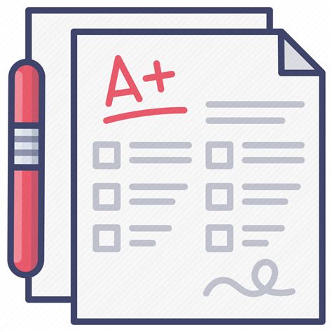 Exam School Score Test Icon Download On Iconfinder