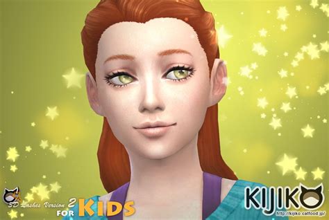 3d Lashes Version2 For Kids Sims 4 Children Sims 4 Sims