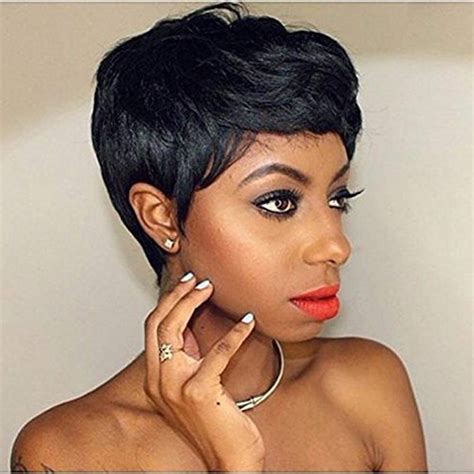 Yowigs Afro Wigs Short Curly Pixie Cut Wigs For Black Women African American Hair Heat Resistant