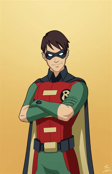 The First Robin Dick Grayson Commission By Phil Cho On Deviantart