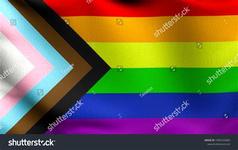 Gay Flag Lgbt Rainbow Flag Pride Stock Illustration 1900165084