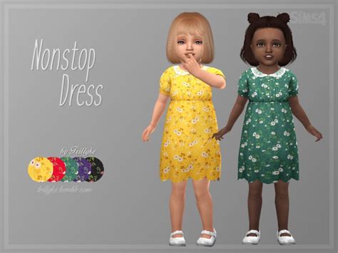 Trillyke Nonstop Dress The Sims 4 Catalog