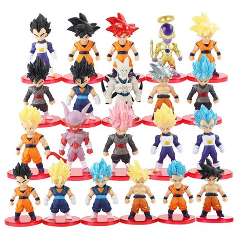Kit Com 16 Action Figures Dragon Ball Z Super Toy Shopping
