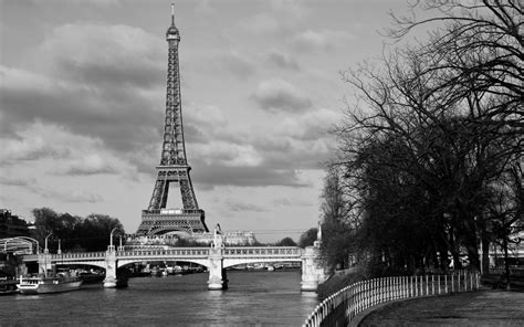 50 Black And White Paris Wallpaper