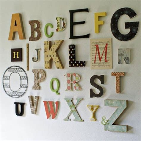 Letras Vintage Alphabet Wall Art Letter Wall Art Lettering Alphabet