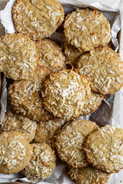 Easy Homemade Crispy Coconut Cookie Recipe Atonce