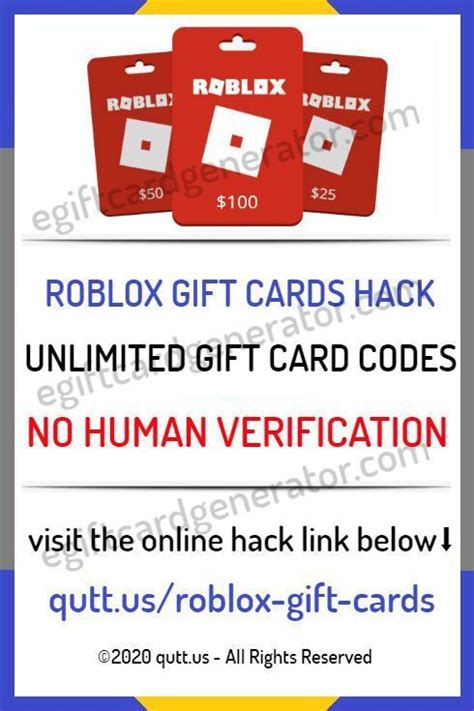 Free Robux Roblox T Card Code Generator 2021 No Verification In