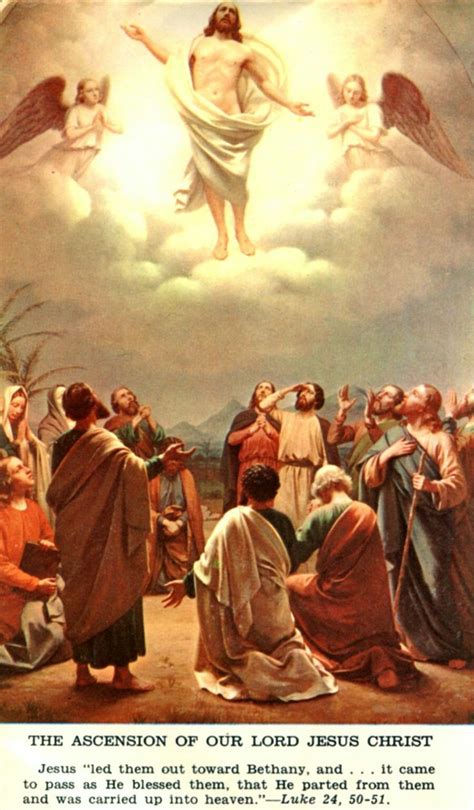 The Ascension Of Our Lord Jesus Christ Luke 2450 51 Ascension Of