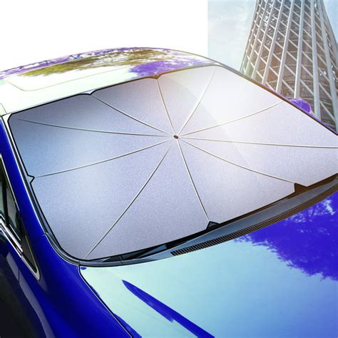 Spring Park Car Sun Shade Sunscreen Heat Insulation Front Window Windshield Vehicle Sun Visor