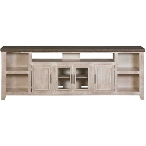 White 92 Rustic Tv Stand Thg3292 Wh