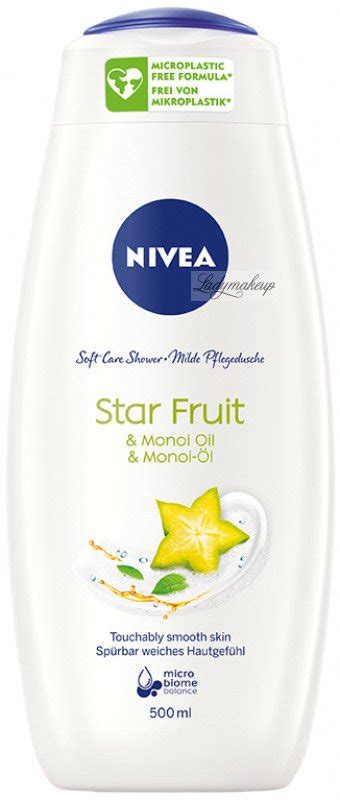 Nivea Star Fruit And Monoi Oil Shower Gel Shower Gel 500 Ml