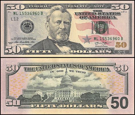 Banknote World Educational United States United States 50 Dollars