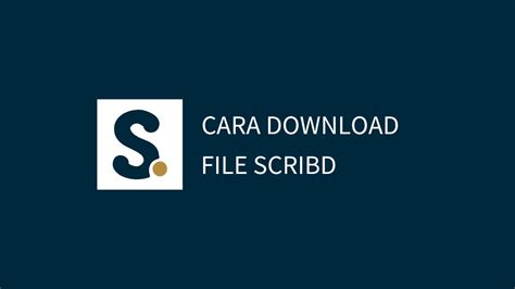 Cara Download File Dokumen Di Scribd Gratis Tanpa Login 2024 Malasid