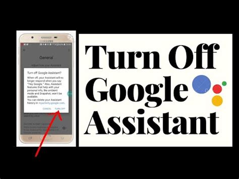 How To Turn Off Google Assistant On Android 2022 YouTube