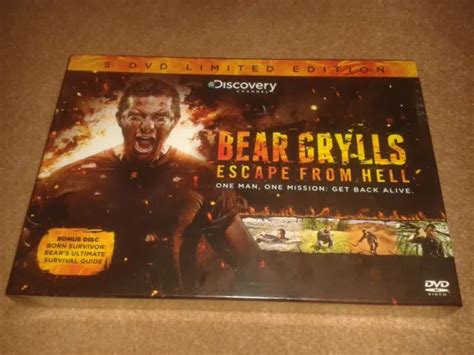 NEW UNOPENED BEAR Grylls Escape From Hell Discovery Channel Disc PicClick