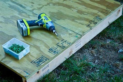 How To Build A Shed Ramp Potholes And Pantyhose Shed Ramp Shed
