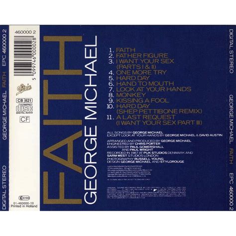 Faith George Michael Mp3 Buy Full Tracklist