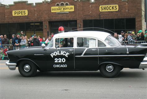 1957 Old Chicago Police Car Chevrolet A Photo On Flickriver