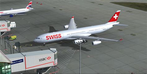 Fs Fsx Airbus A340 313x Swiss International Airlines